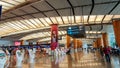 Departure Hall At Terminal 2 Of Changi Airport In Singapore. Royalty Free Stock Photo